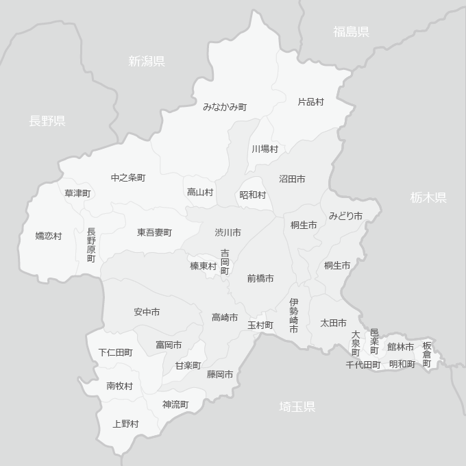 群馬県地図